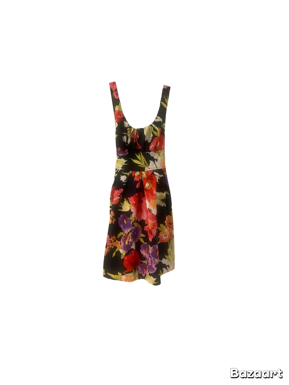 Vintage Y2K XOXO Floral Mini Dress with Statement Back Bow – Made in USA